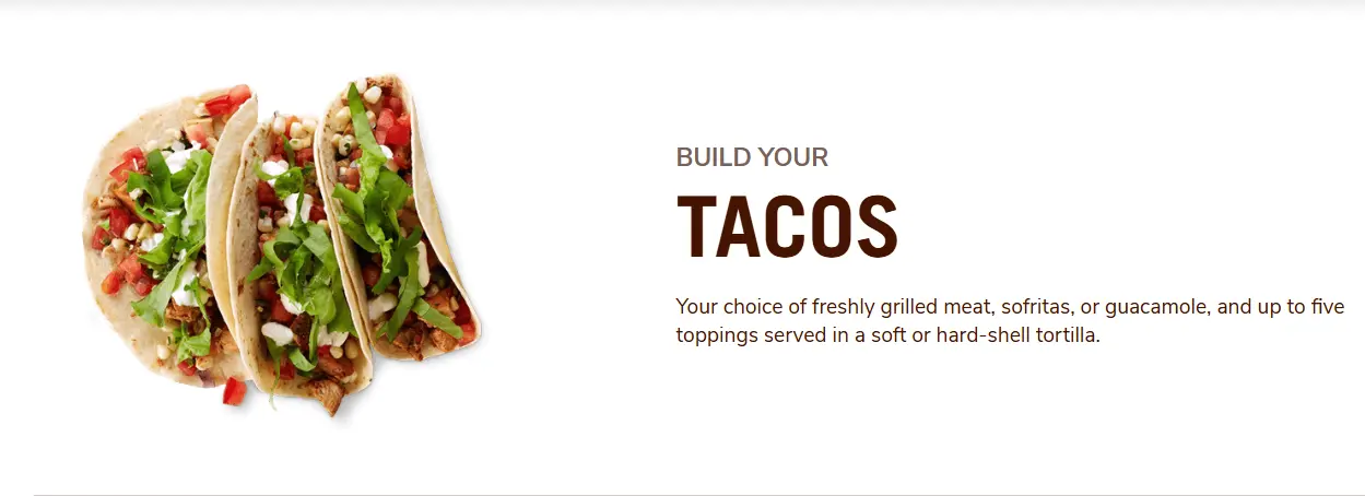 Chipotle carnitas tacos