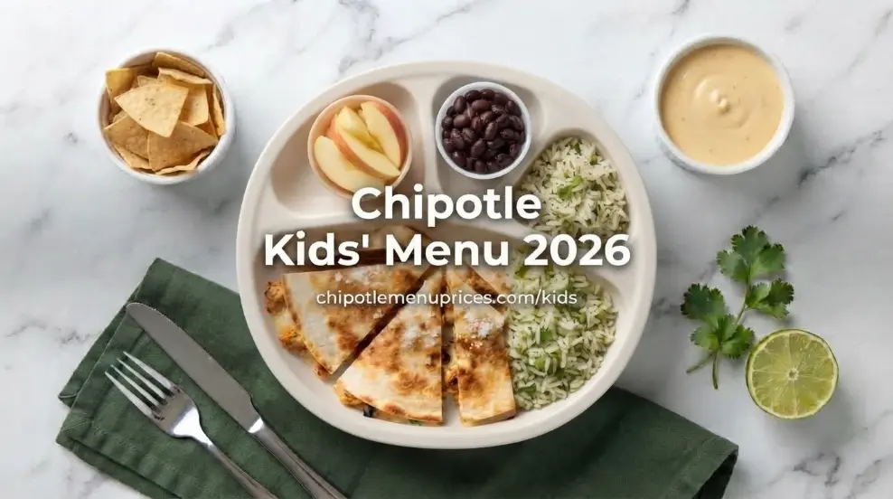 Chipotle Kids' Menu