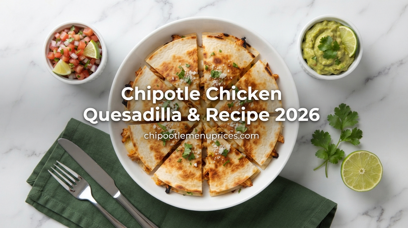 chipotle chicken quesadilla