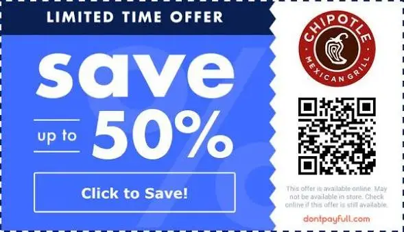 chipotle promo code